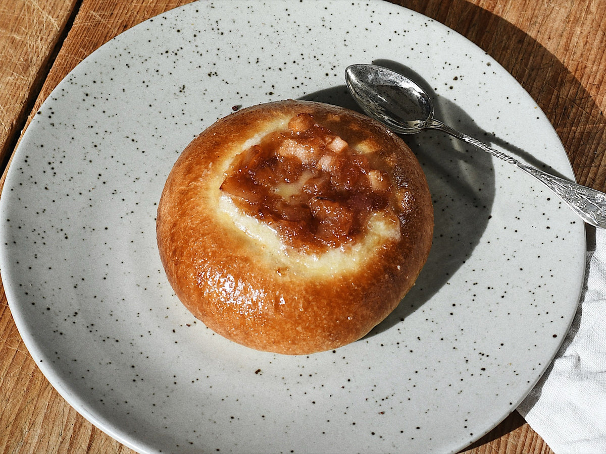 ØKO - Tebolle m. æblekompot & remonce